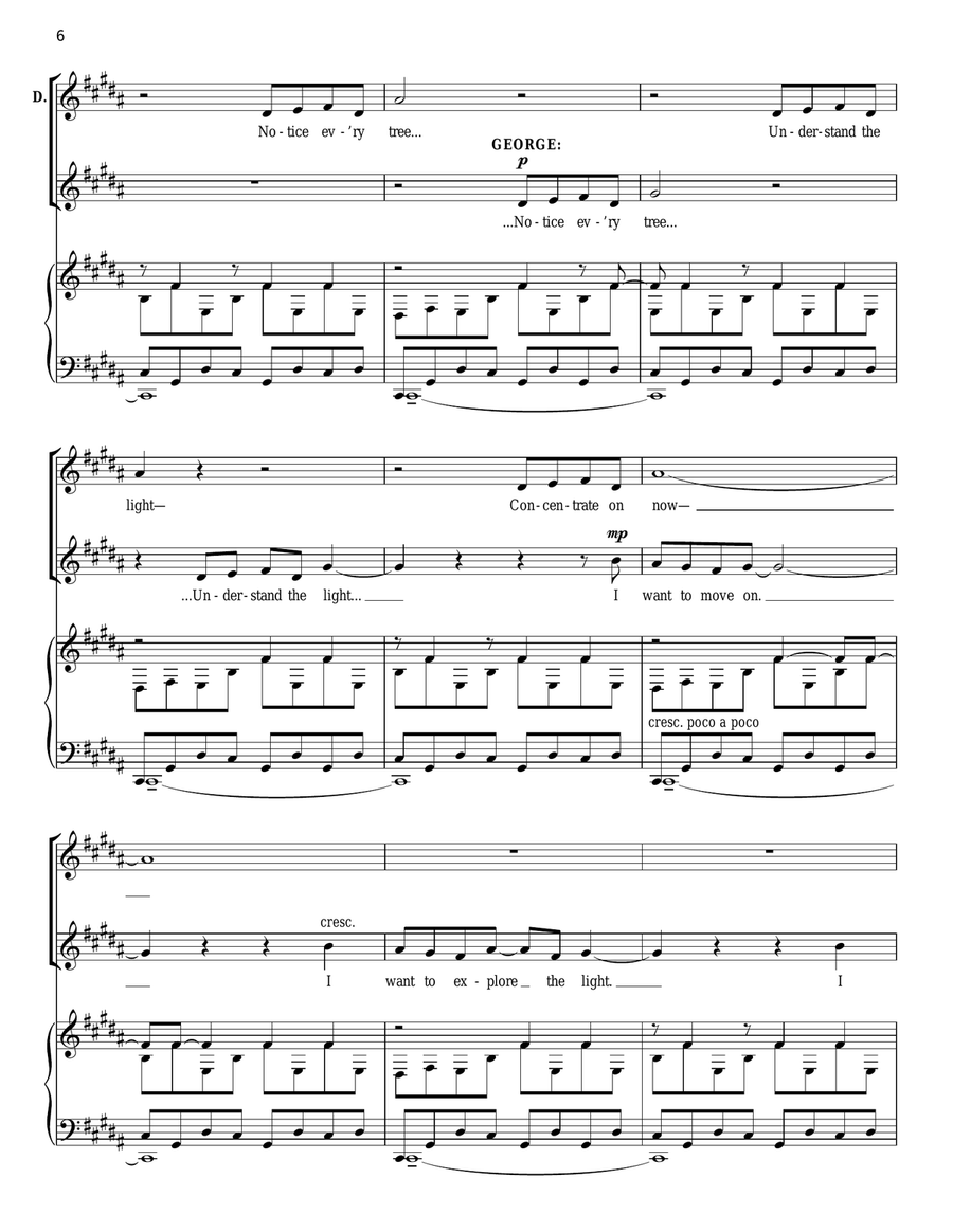 Move On Piano, Vocal scores gallery preview page 6
