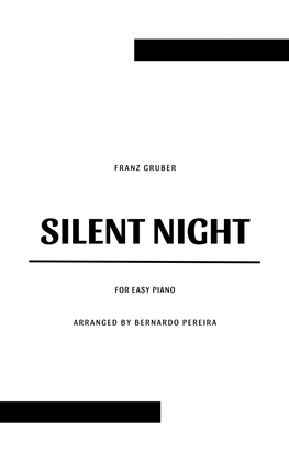 Book cover for Silent Night (easy piano – E♭ major)