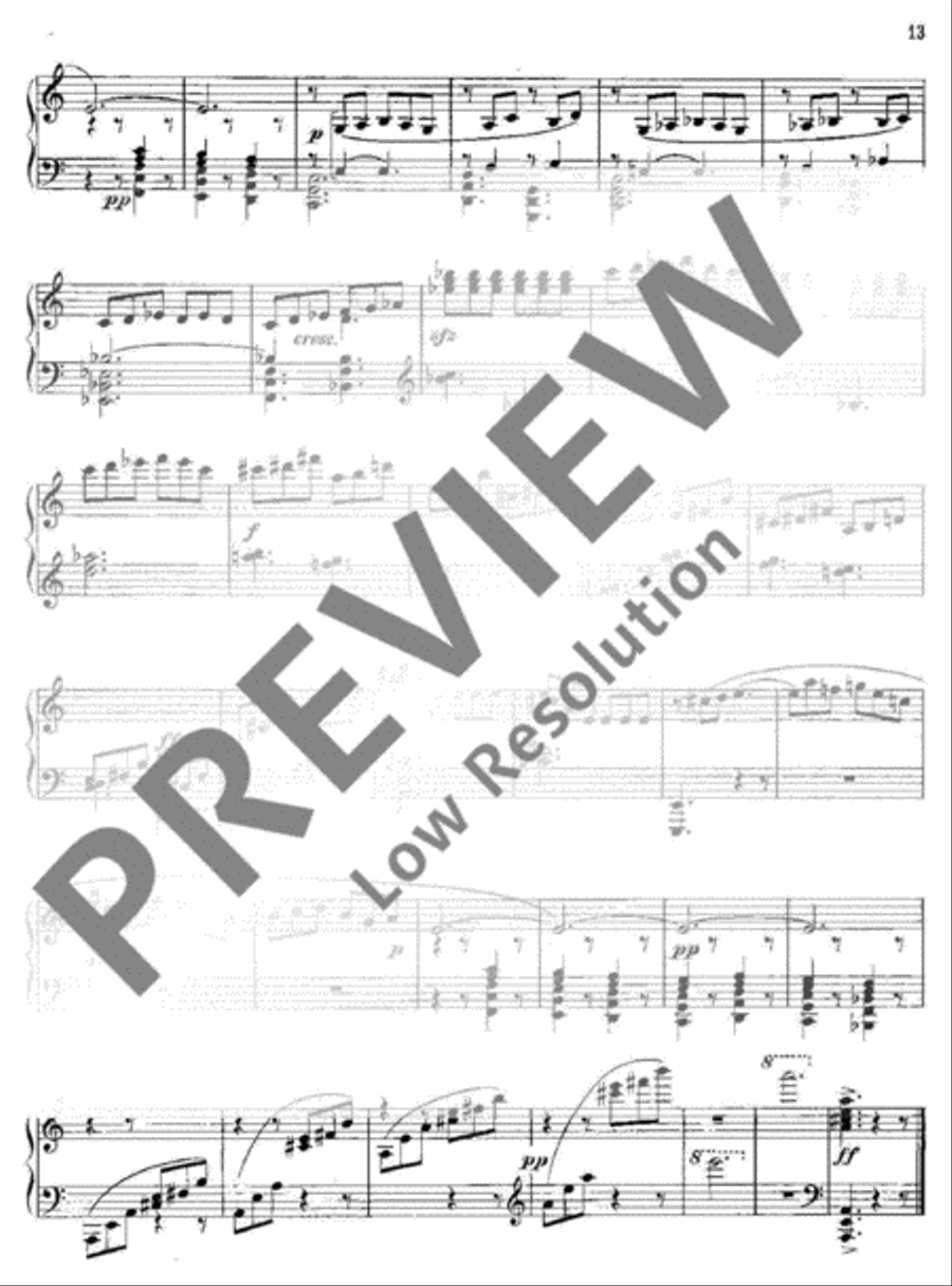 Miniatures Piano Solo scores gallery preview page 14