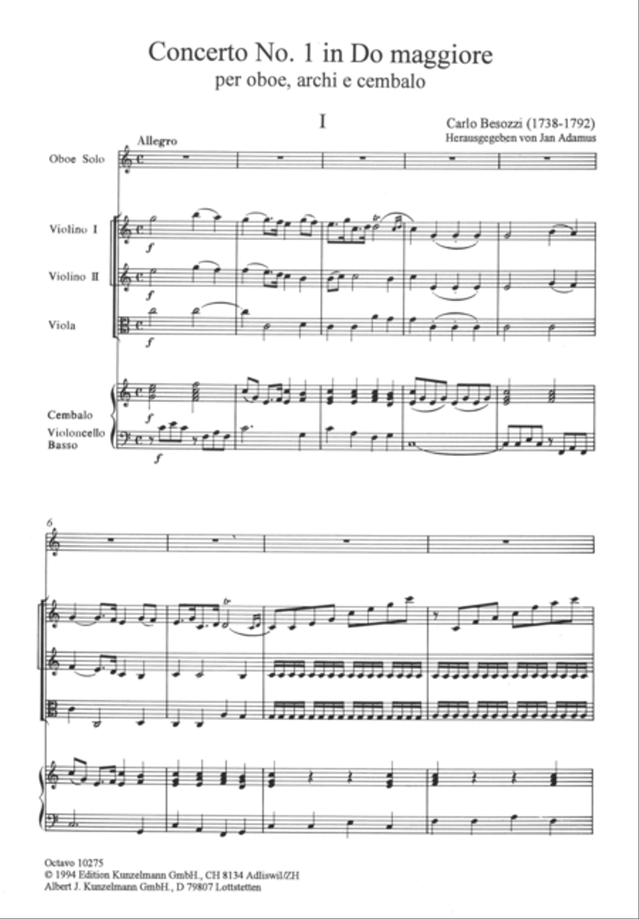 Concerto for oboe no. 1 String Orchestra scores gallery preview page 2