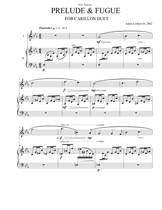 Prelude & Fugue in Three Flats (for Carillon Duet)