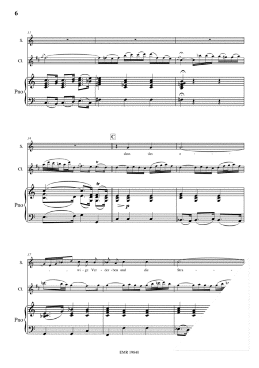Aus Liebe Clarinet scores gallery preview page 7
