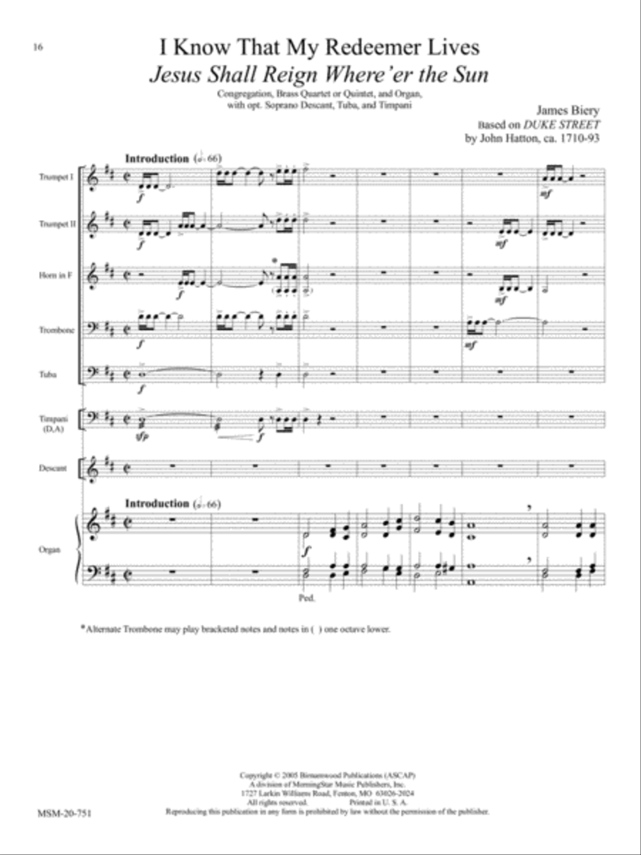Festive Hymn Settings for Congregational Singing Set 2: Easter/General Choir scores gallery preview page 5