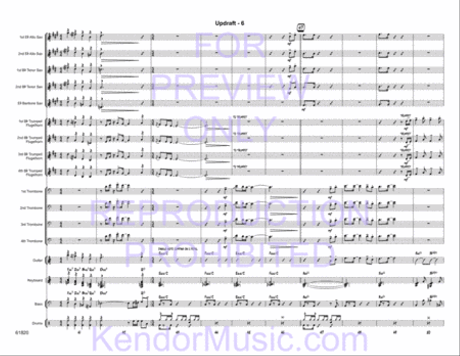 Updraft Updraft Jazz Ensemble scores gallery preview page 7