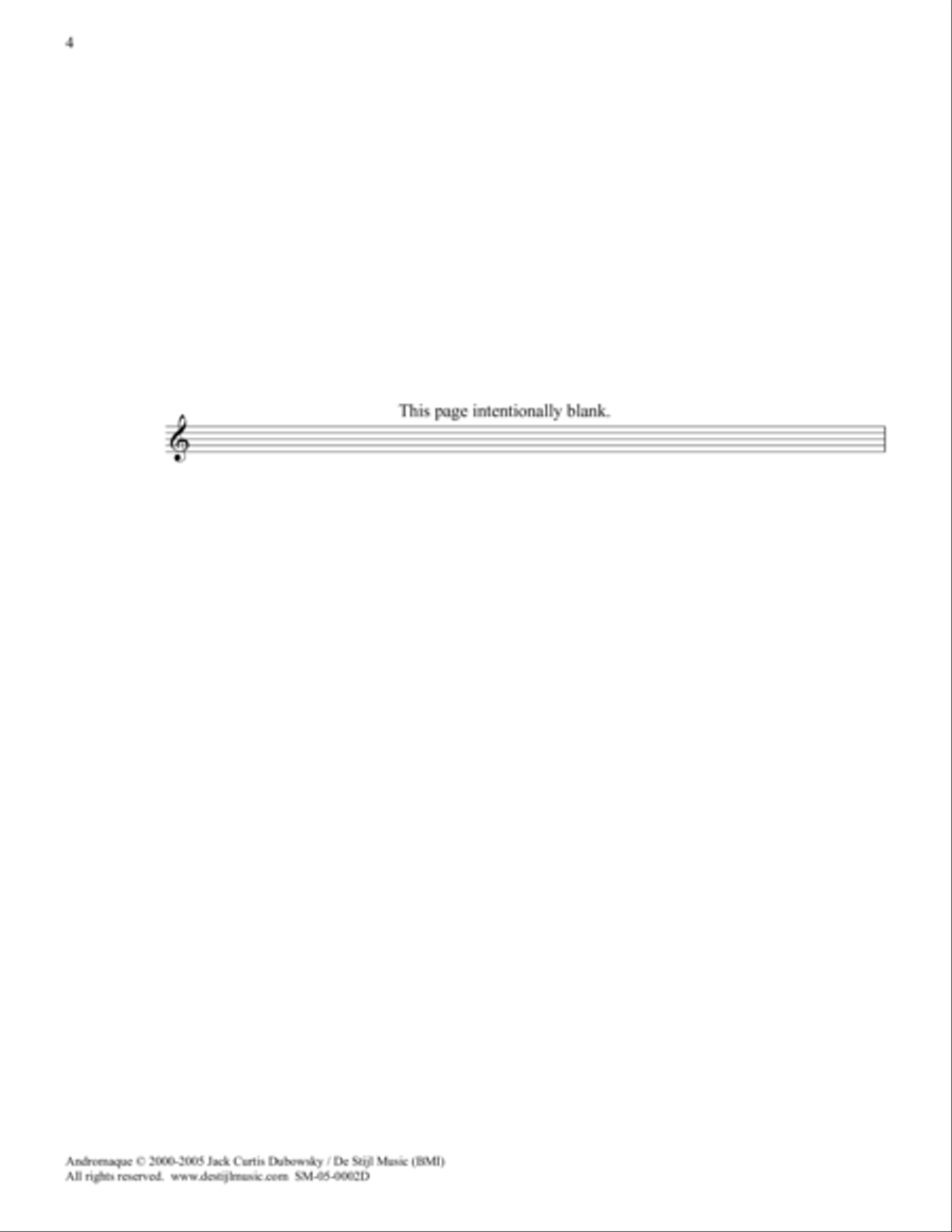 Andromaque : Six Bongatelles (Tpt in Bb/Bassoon) Bassoon scores gallery preview page 6