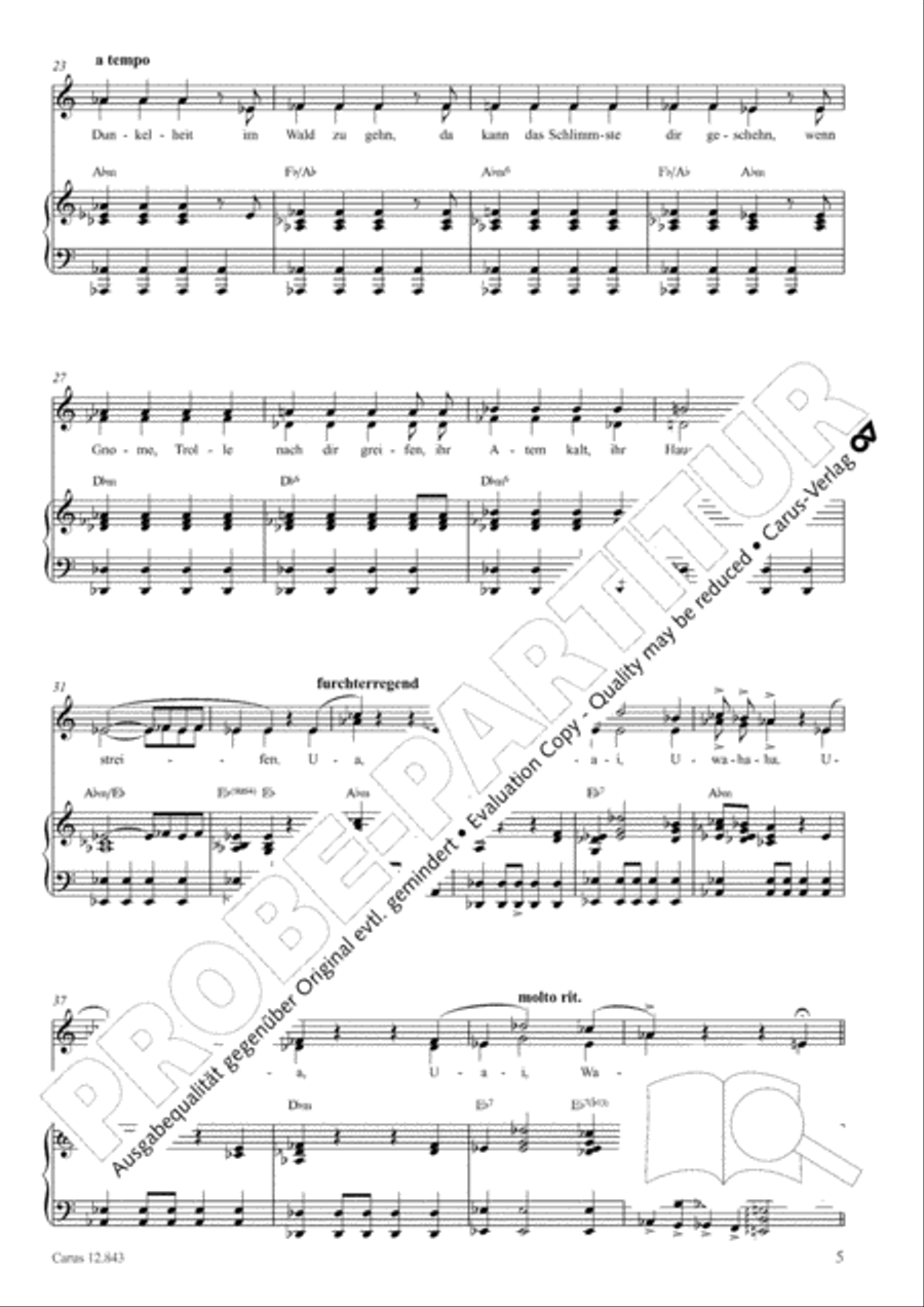 Gruselsongs, Band 1 Score scores gallery preview page 6