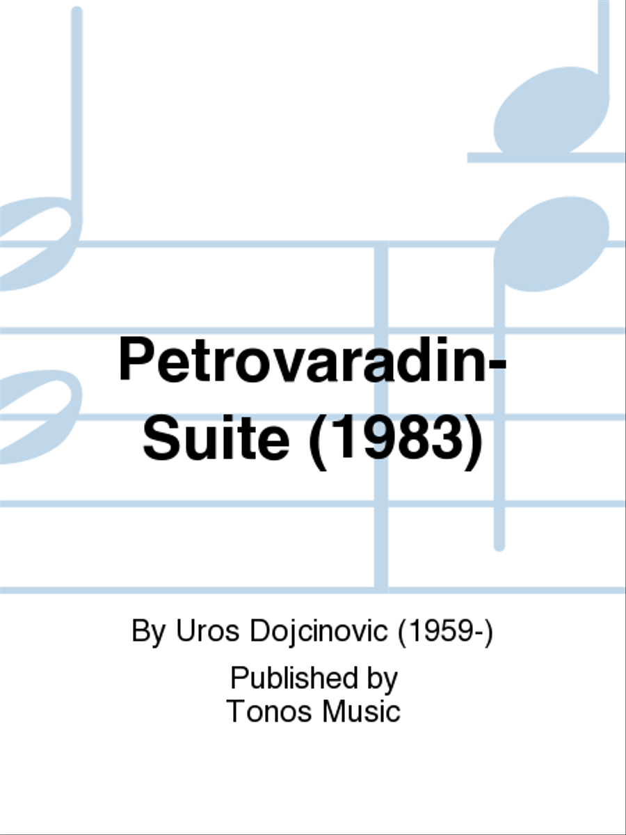 Petrovaradin-Suite (1983) Classical Guitar scores gallery preview page 1