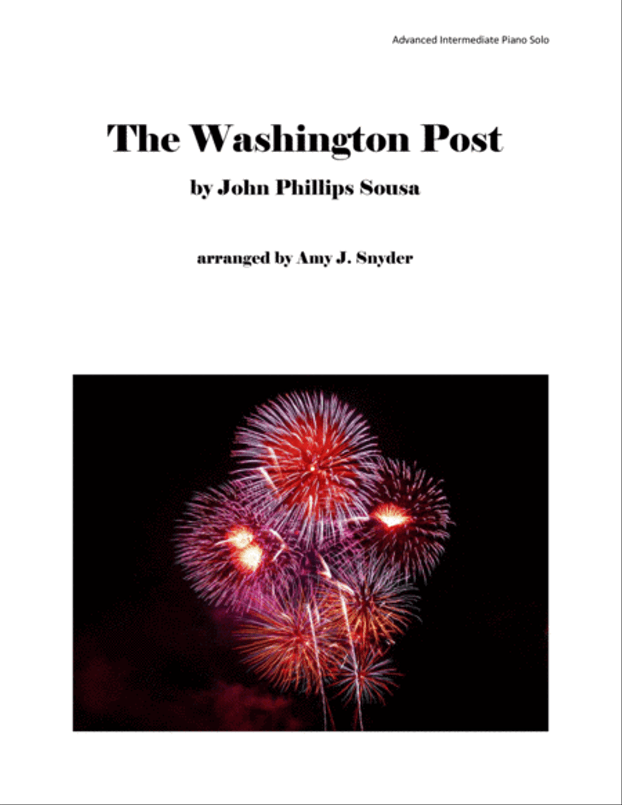 The Washington Post, piano solo Piano Solo scores gallery preview page 1