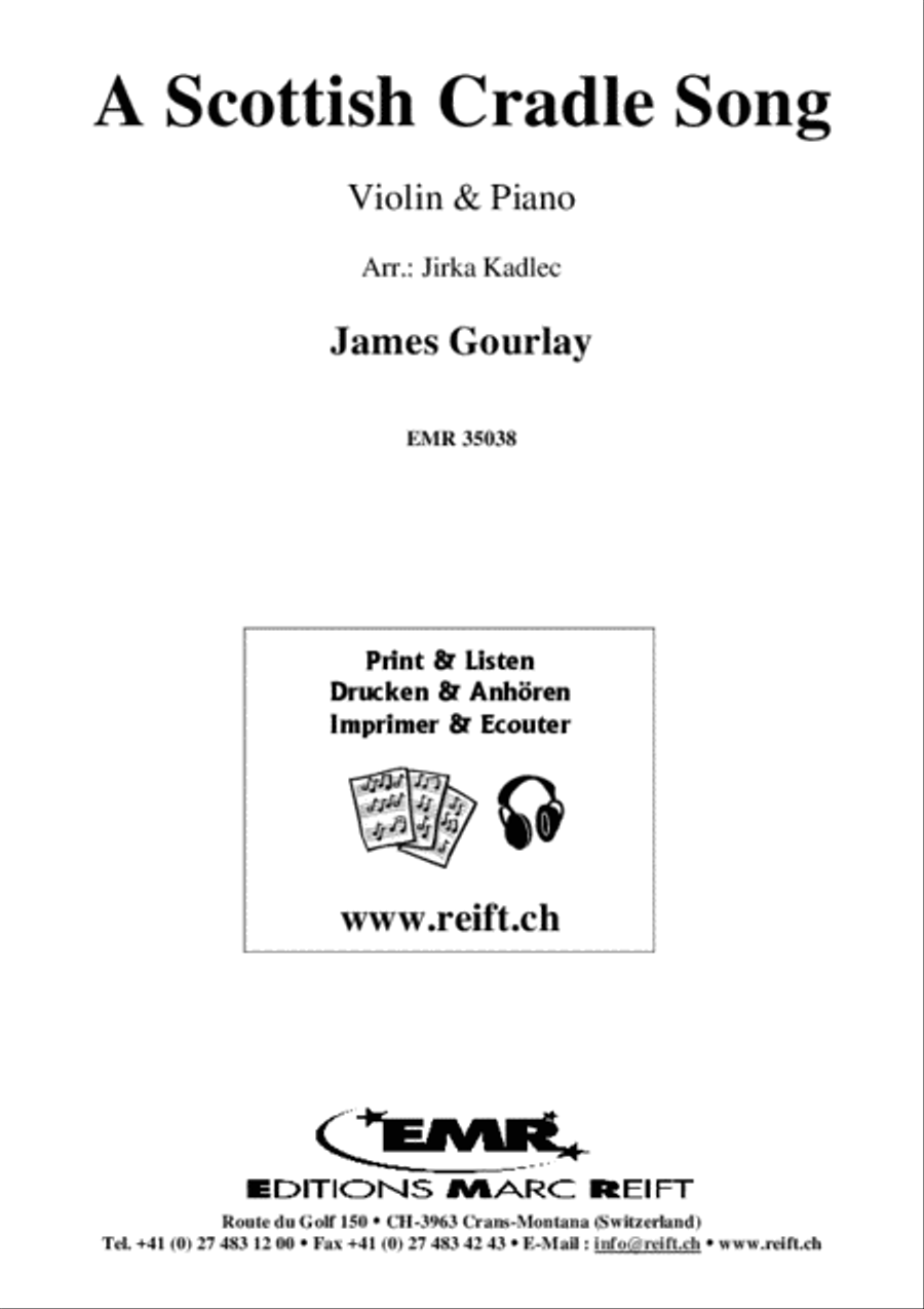 A Scottish Cradle Song Violin Solo scores gallery preview page 2