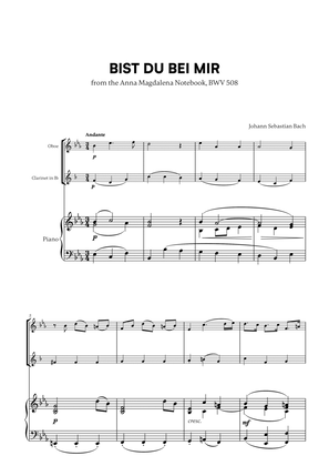 Johann Sebastian Bach - Bist du bei Mir (BWV 508) (for Oboe and Clarinet)