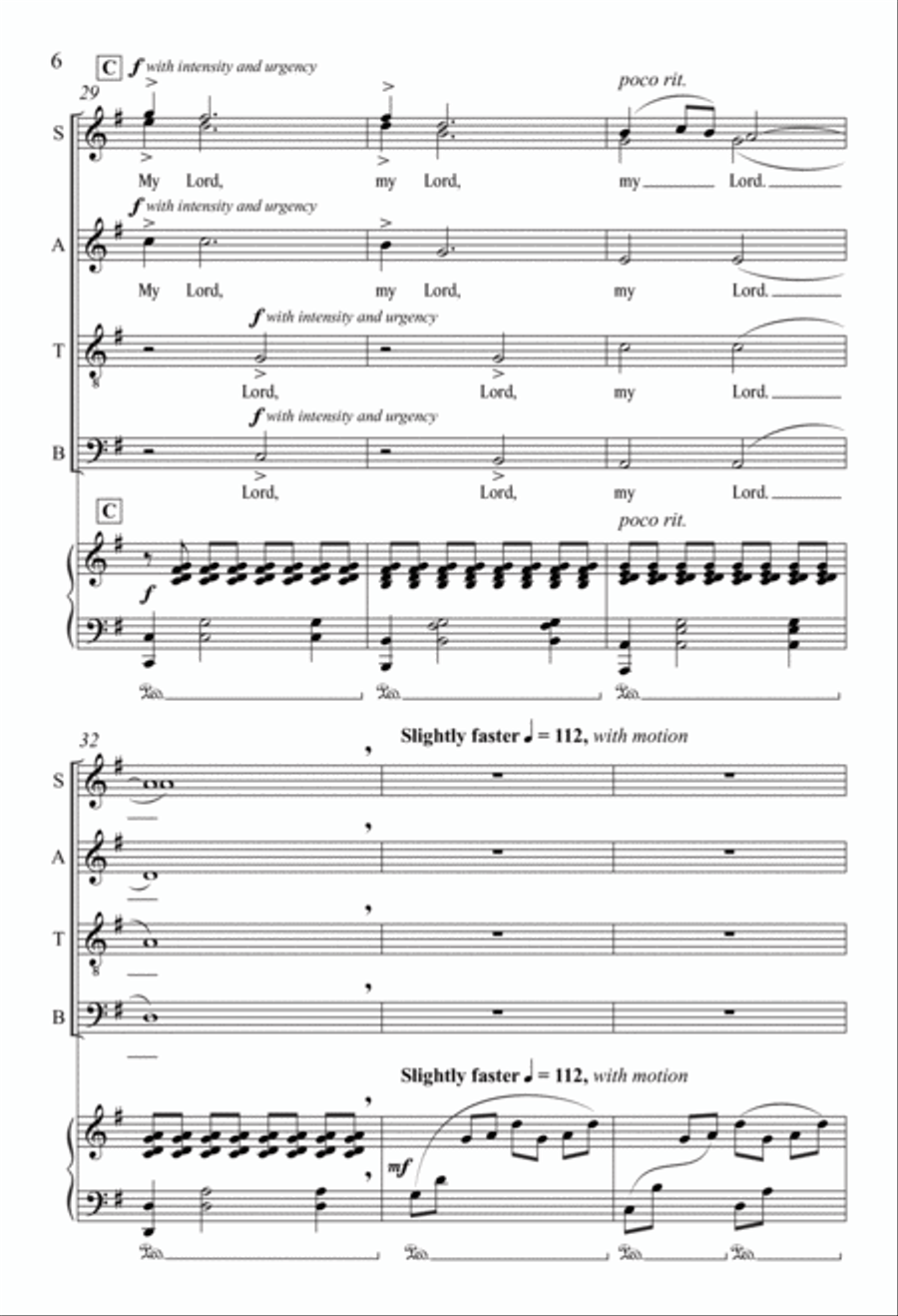 Were You There? 4-Part scores gallery preview page 6