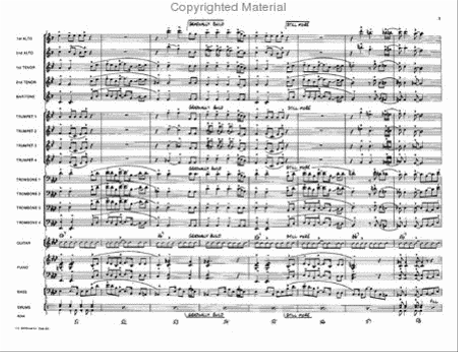 Return of the Cheetah Jazz Ensemble scores gallery preview page 9