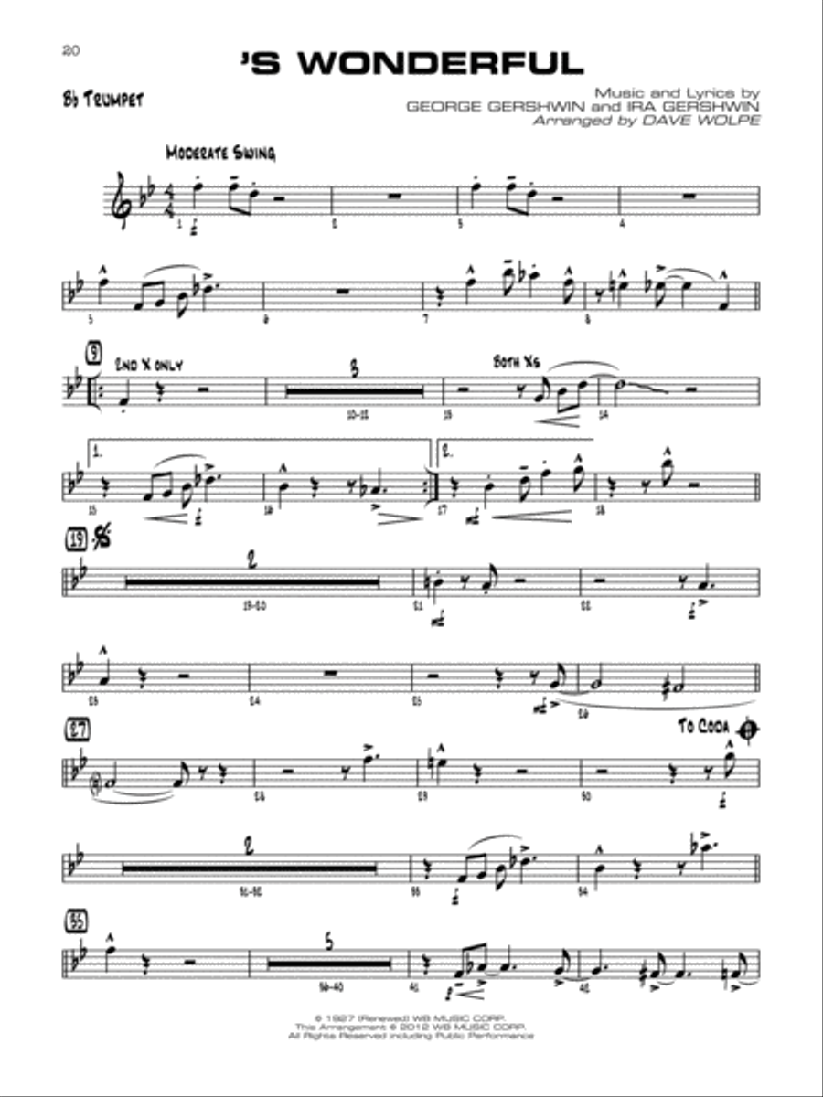 Singin' with the Jazz Combo Jazz Ensemble scores gallery preview page 4