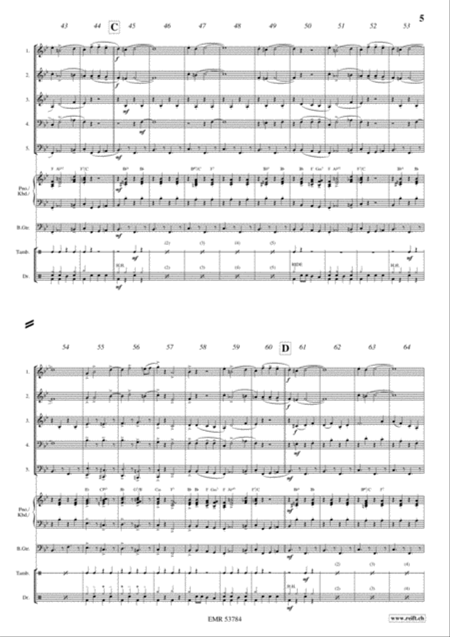 Hoch und Deutschmeister Hoch und Deutschmeister Woodwind Quintet scores gallery preview page 5