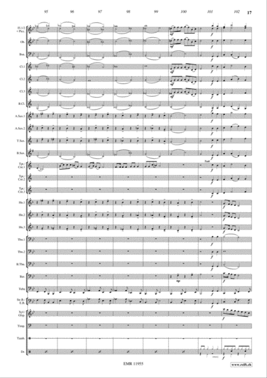 On Her Majesty's Secret Service Concert Band scores gallery preview page 18
