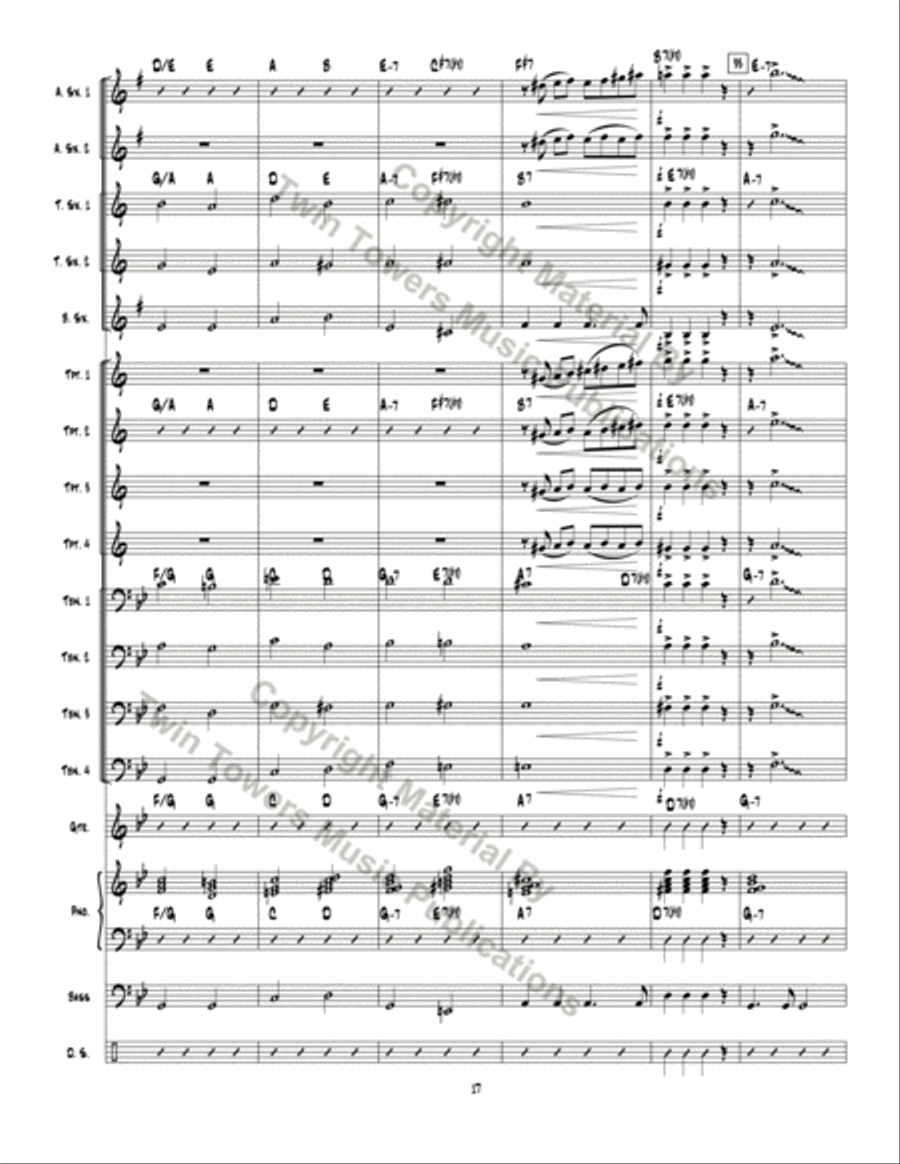 Verteron X Factor Verteron X Factor Jazz Ensemble scores gallery preview page 18
