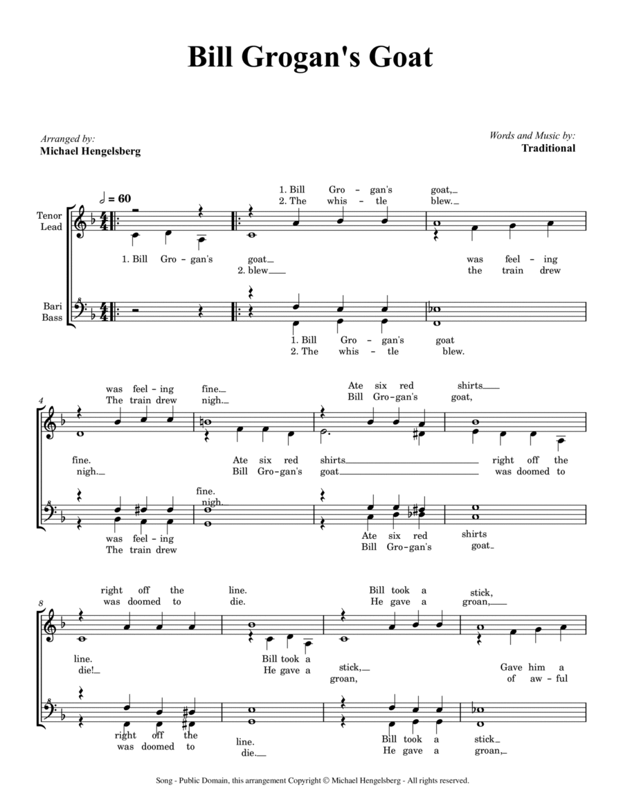 Bill Grogan's Goat Bill Grogan's Goat SSAA scores gallery preview page 1