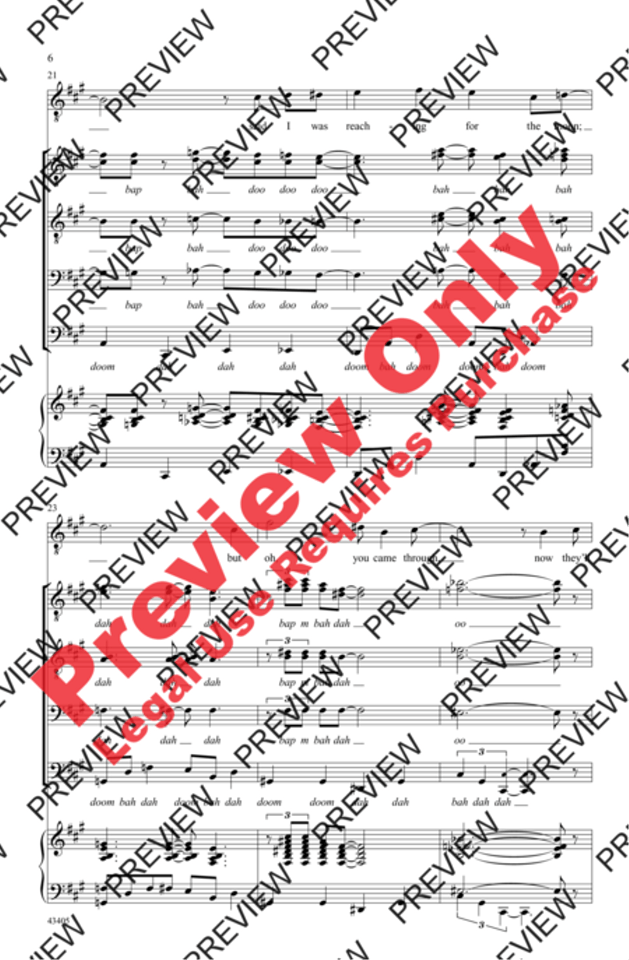They All Laughed Men's Choir scores gallery preview page 6