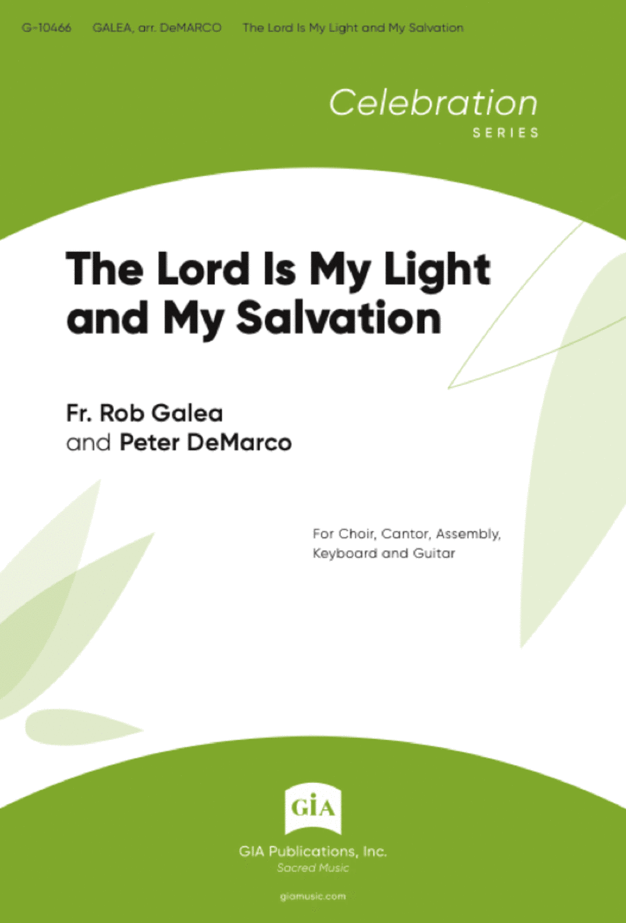 The Lord Is My Light and My Salvation 4-Part scores gallery preview page 1