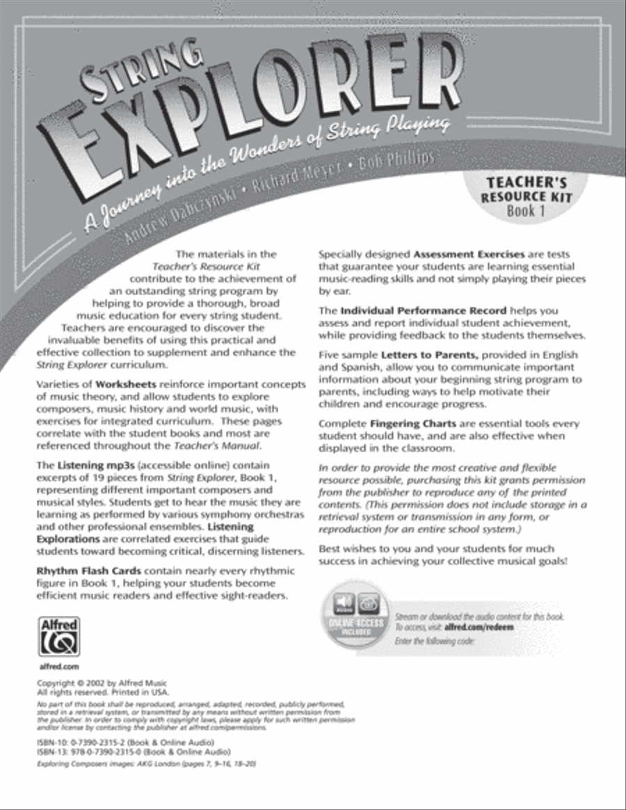 String Explorer, Book 1 Chamber Orchestra scores gallery preview page 2