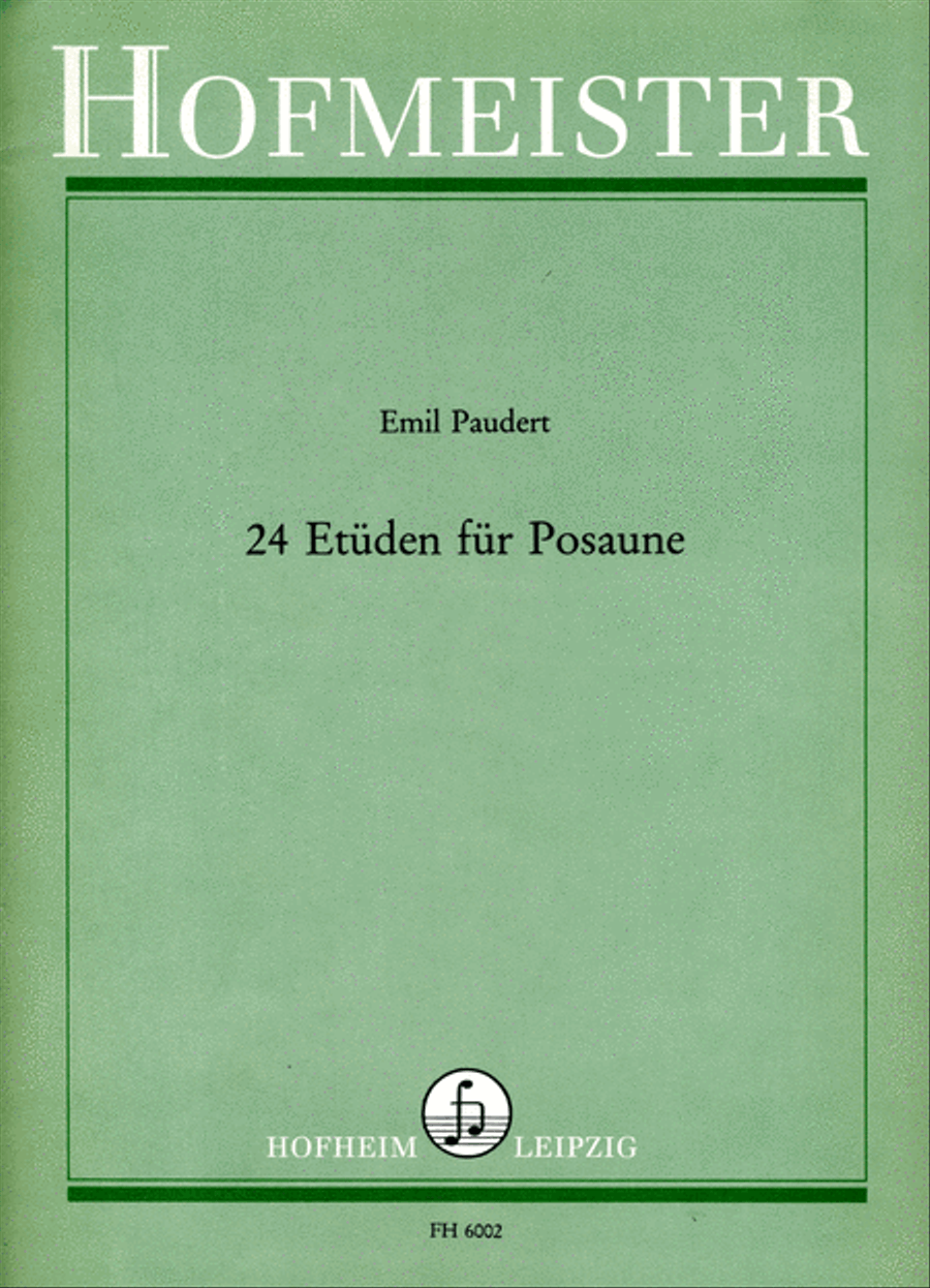 24 Etüden Trombone scores gallery preview page 1