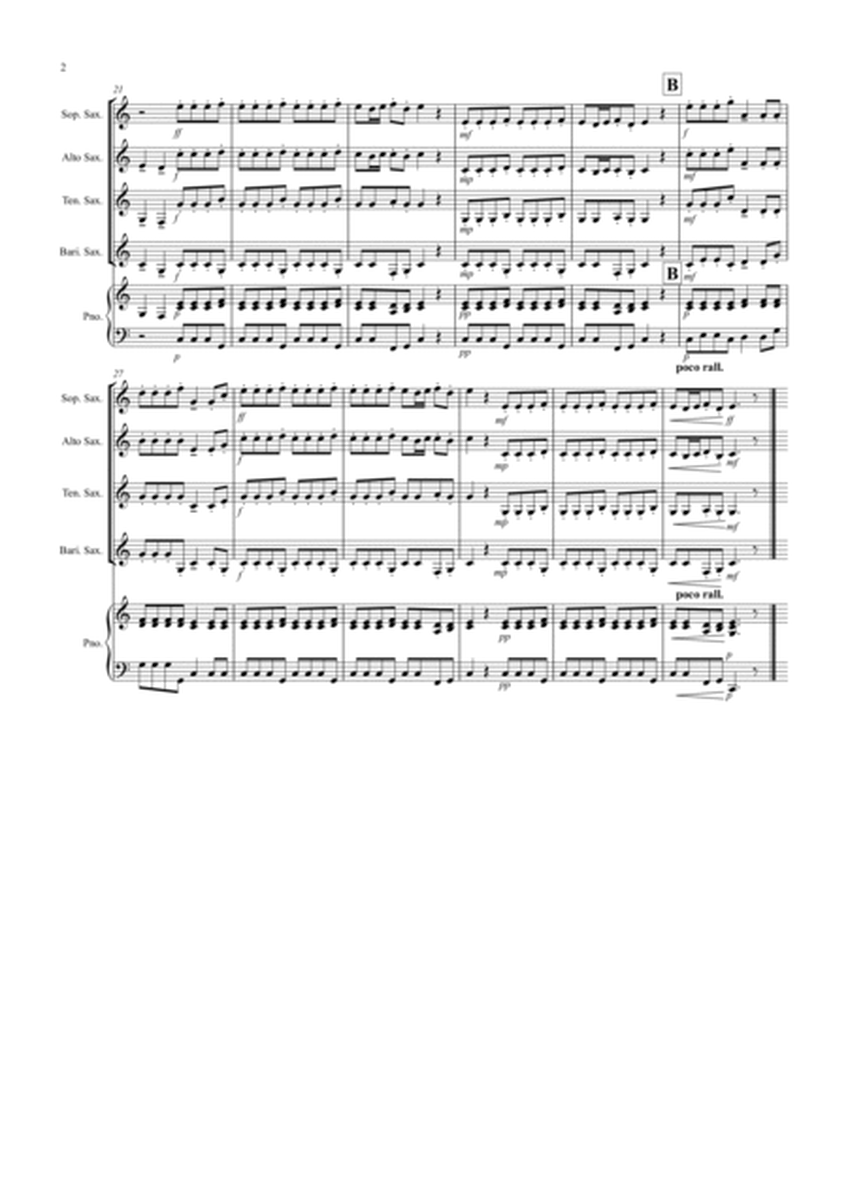 Autumn "Four Seasons" for Saxophone Quartet image number null