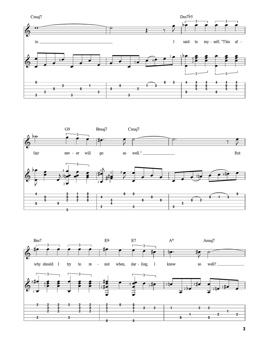 I've Got You Under My Skin Electric Guitar scores gallery preview page 3