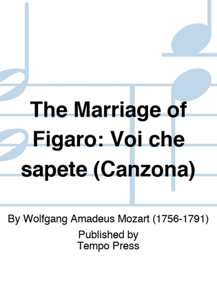 Book cover for The Marriage of Figaro: Voi che sapete (Canzona)