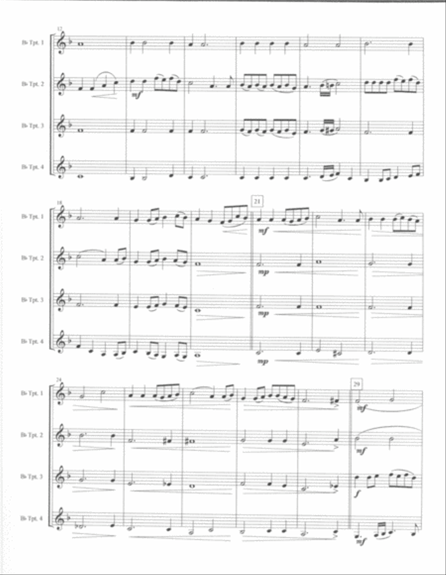 Shall We Gather at the River Small Ensemble scores gallery preview page 2