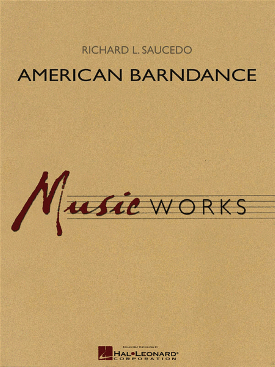 American Barndance Concert Band scores gallery preview page 1
