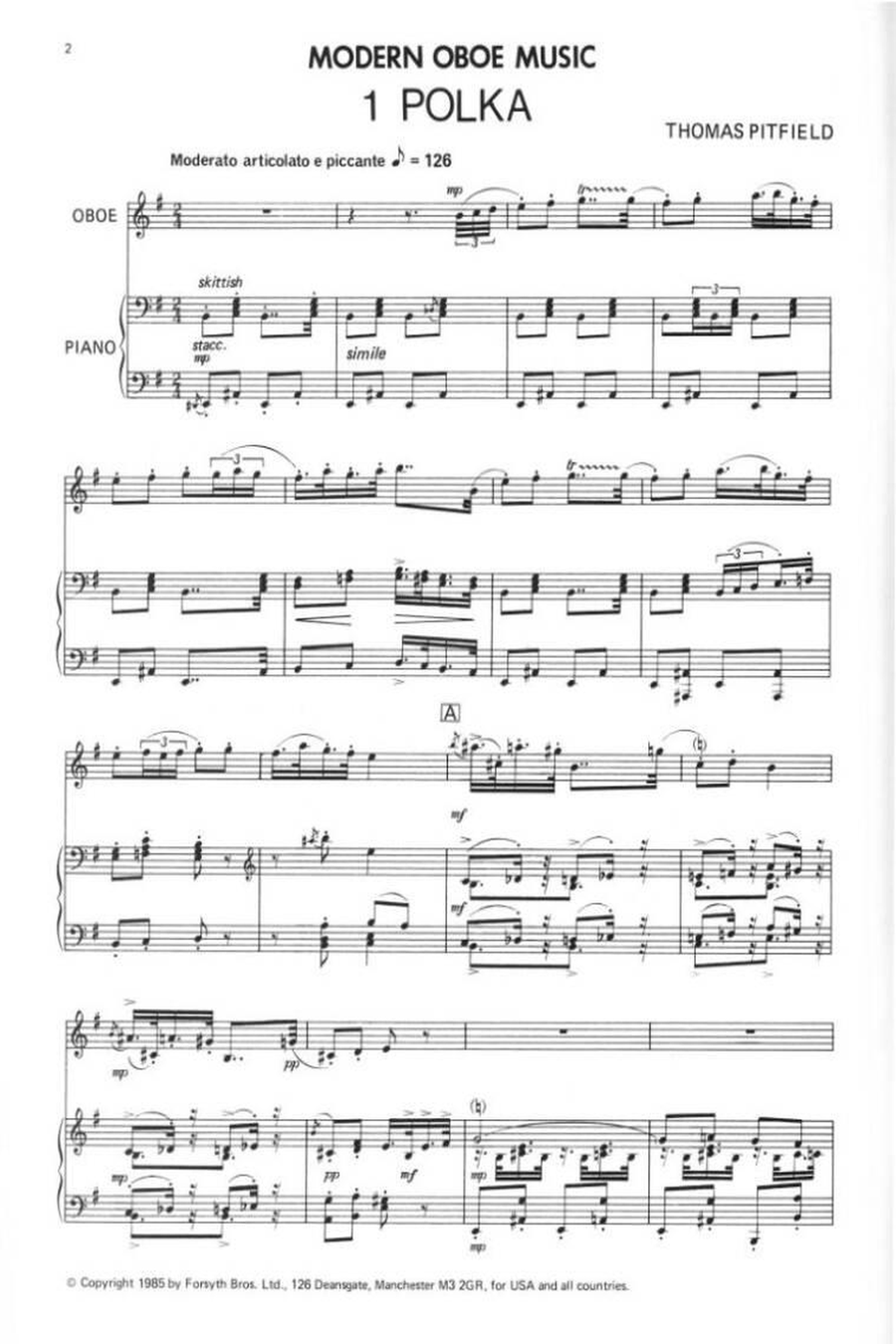 Modern Wind Series - Oboe Piano Accompaniment scores gallery preview page 2