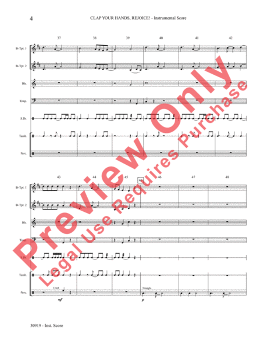 Clap Your Hands, Rejoice! Choir scores gallery preview page 5