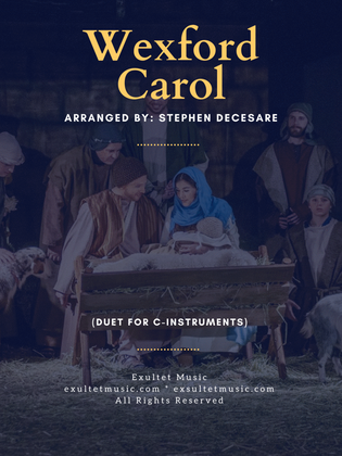 Book cover for Wexford Carol (Duet for C-Instruments)