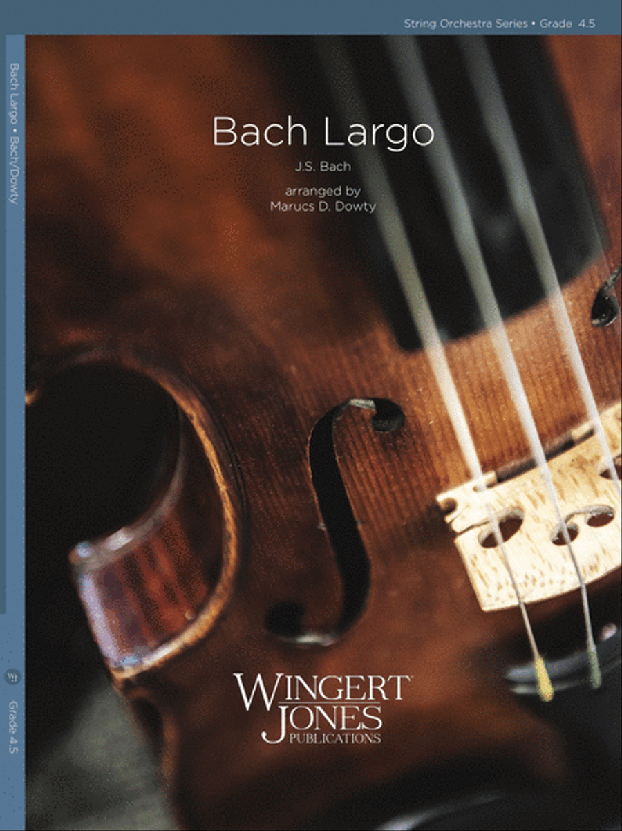 Bach Largo String Orchestra scores gallery preview page 1