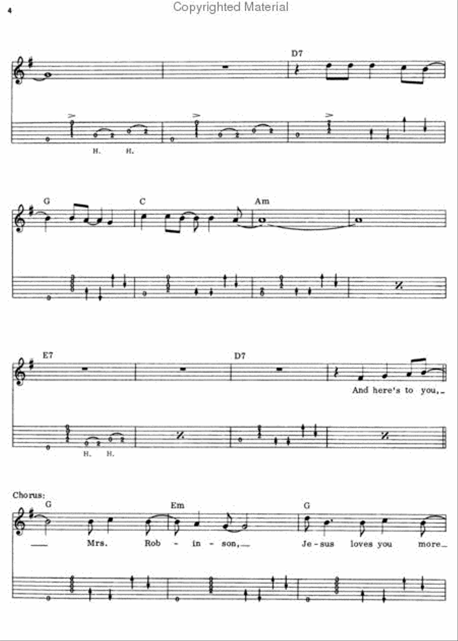 Simon and Garfunkel's Greatest Hits Electric Guitar scores gallery preview page 3