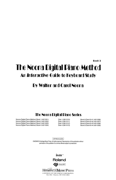 Noona Digital Piano Method Book 3