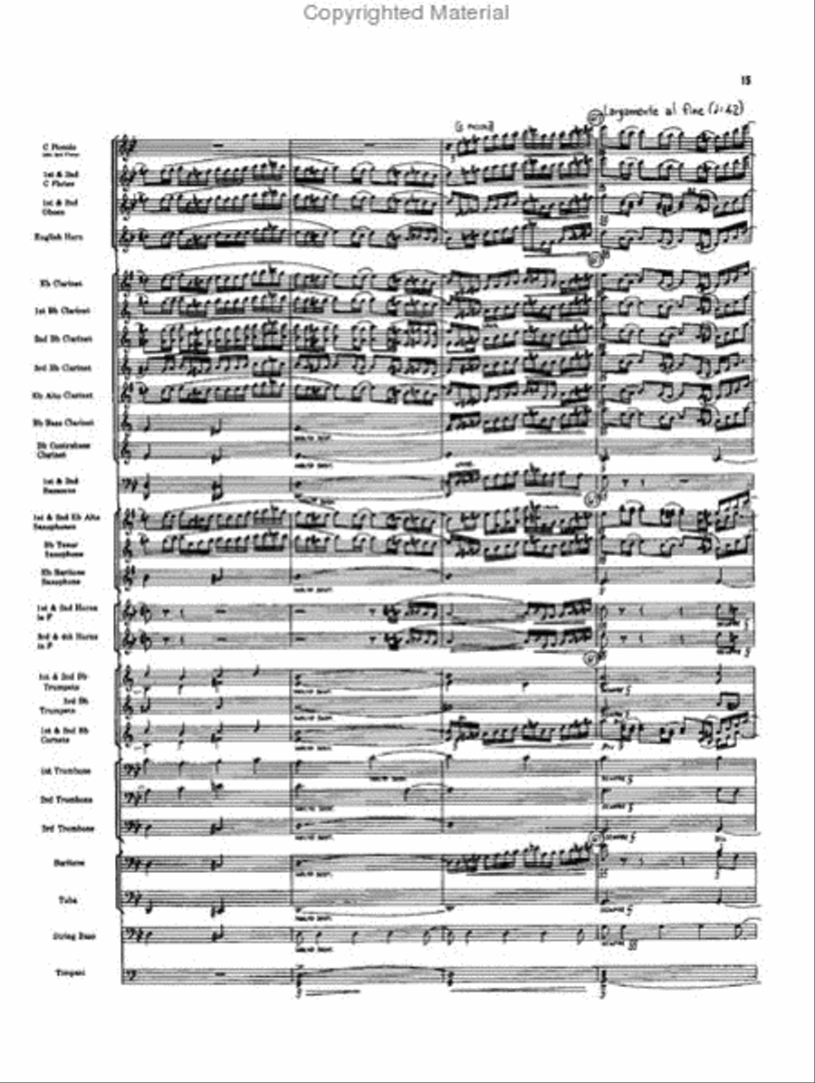 Thus Do You Fare, My Jesus Concert Band scores gallery preview page 13