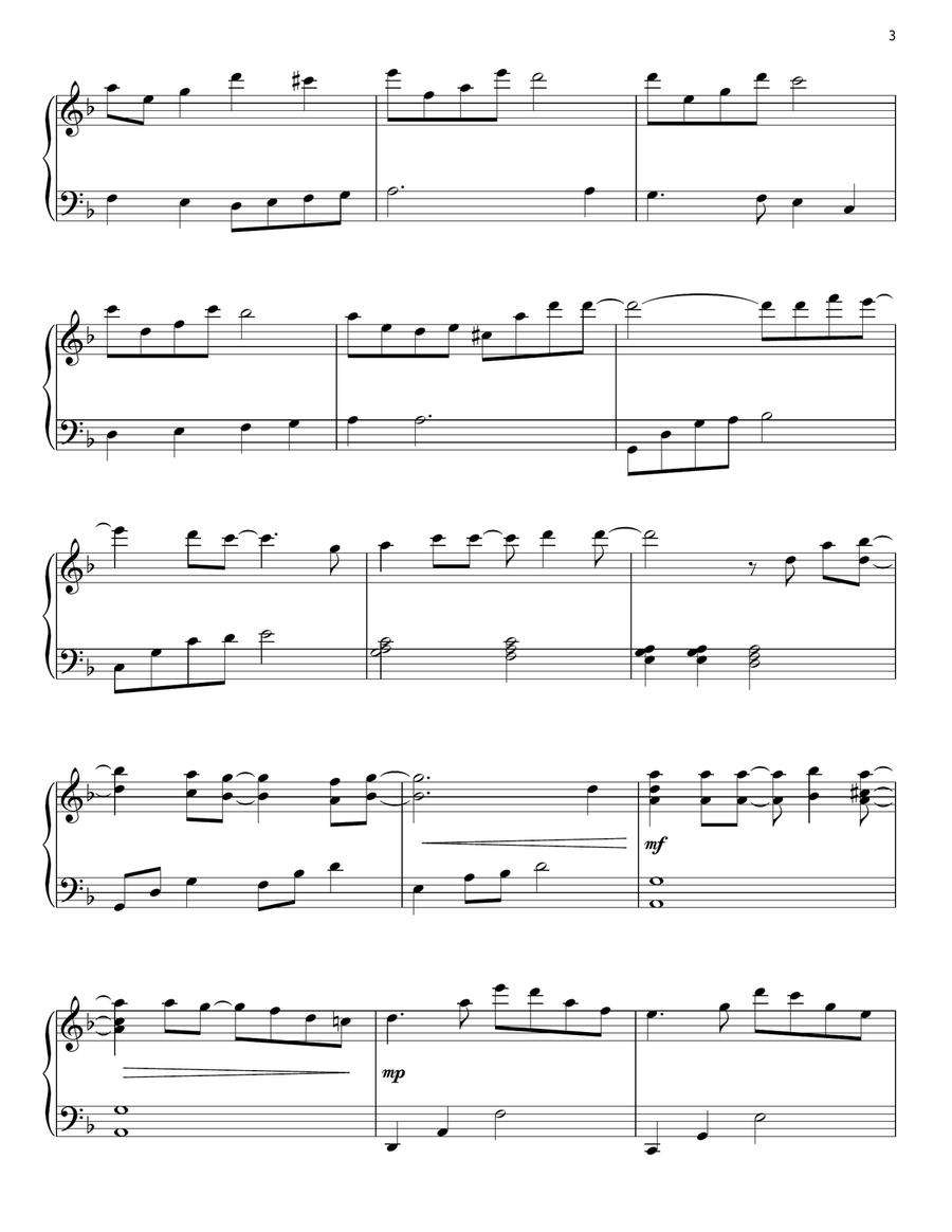 Mary, Did You Know? Mary, Did You Know? Piano Solo scores gallery preview page 3