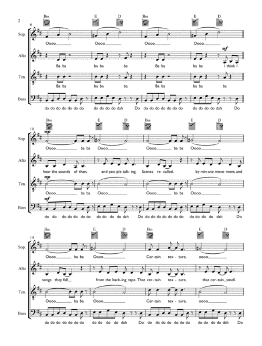 Sounds Of Then (this Is Australia) 4-Part scores gallery preview page 2