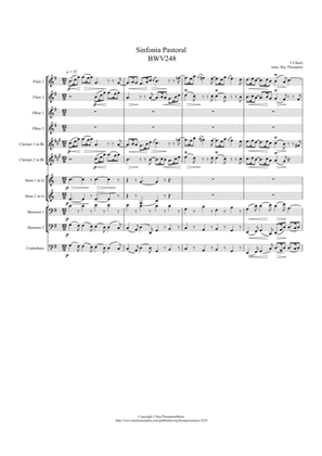 Bach: Christmas Oratorio BWV248 "Sinfonia Pastoral" - symphonic wind