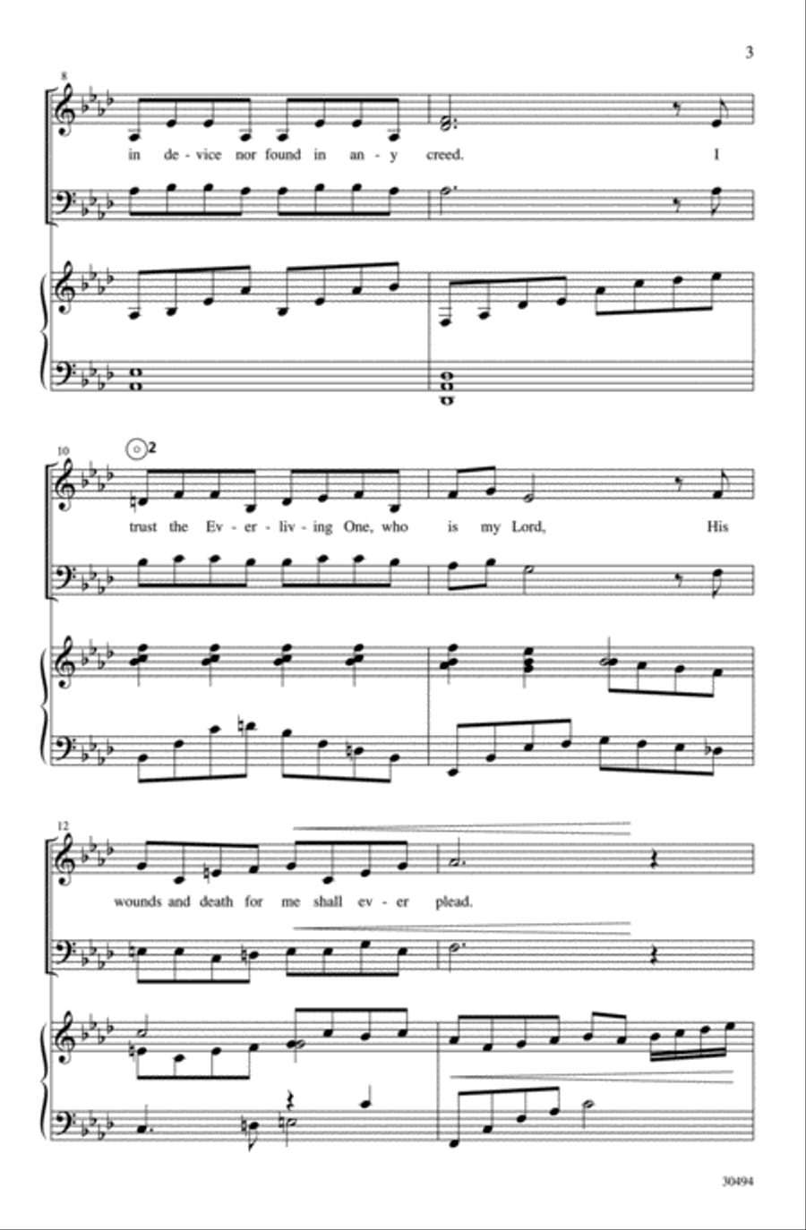 It Is Enough 4-Part scores gallery preview page 3