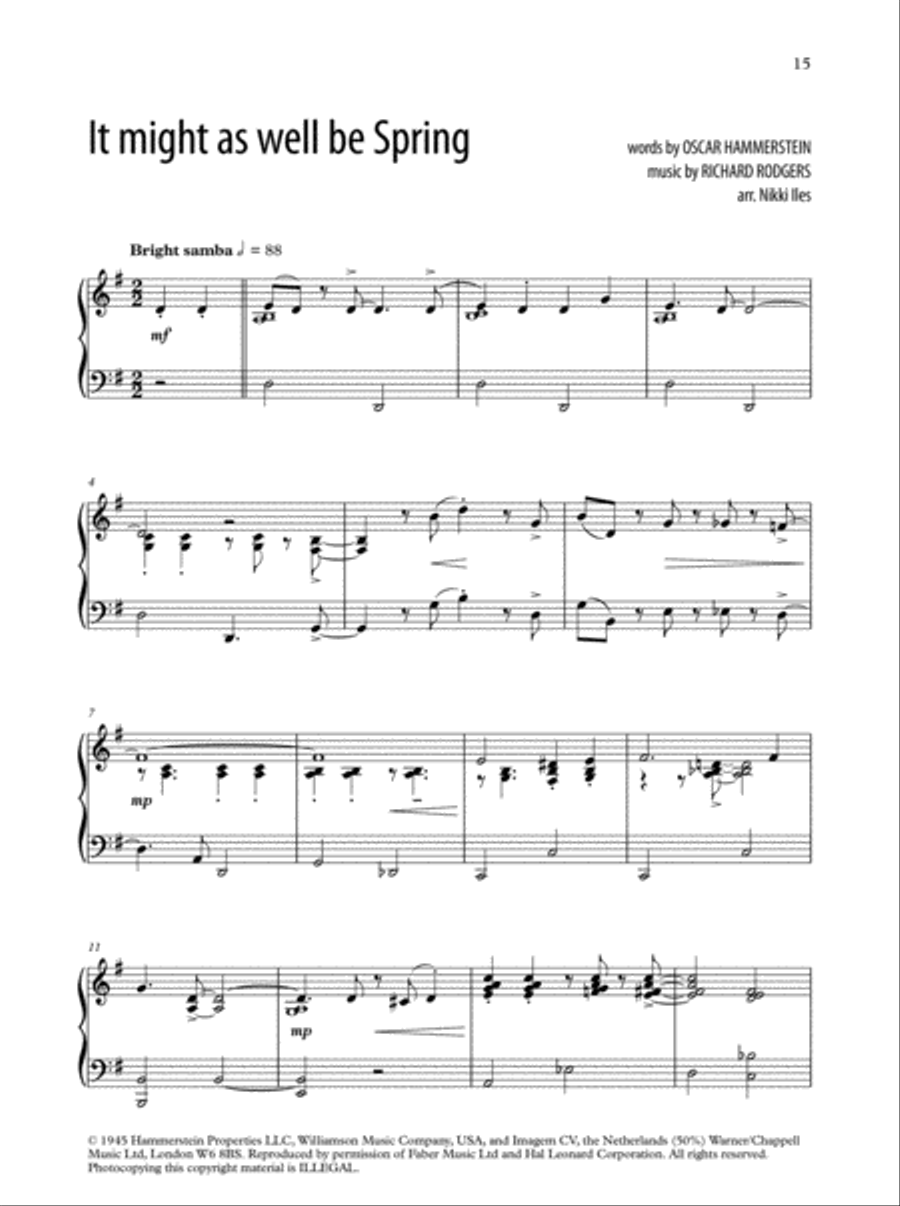 Jazz in Springtime + CD Piano Solo scores gallery preview page 3