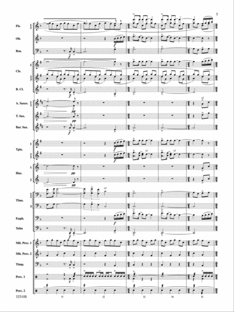 A Christmas Fantasy Concert Band scores gallery preview page 4
