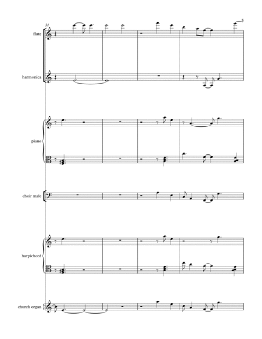 Sinwagon - Score Only Full Orchestra scores gallery preview page 5
