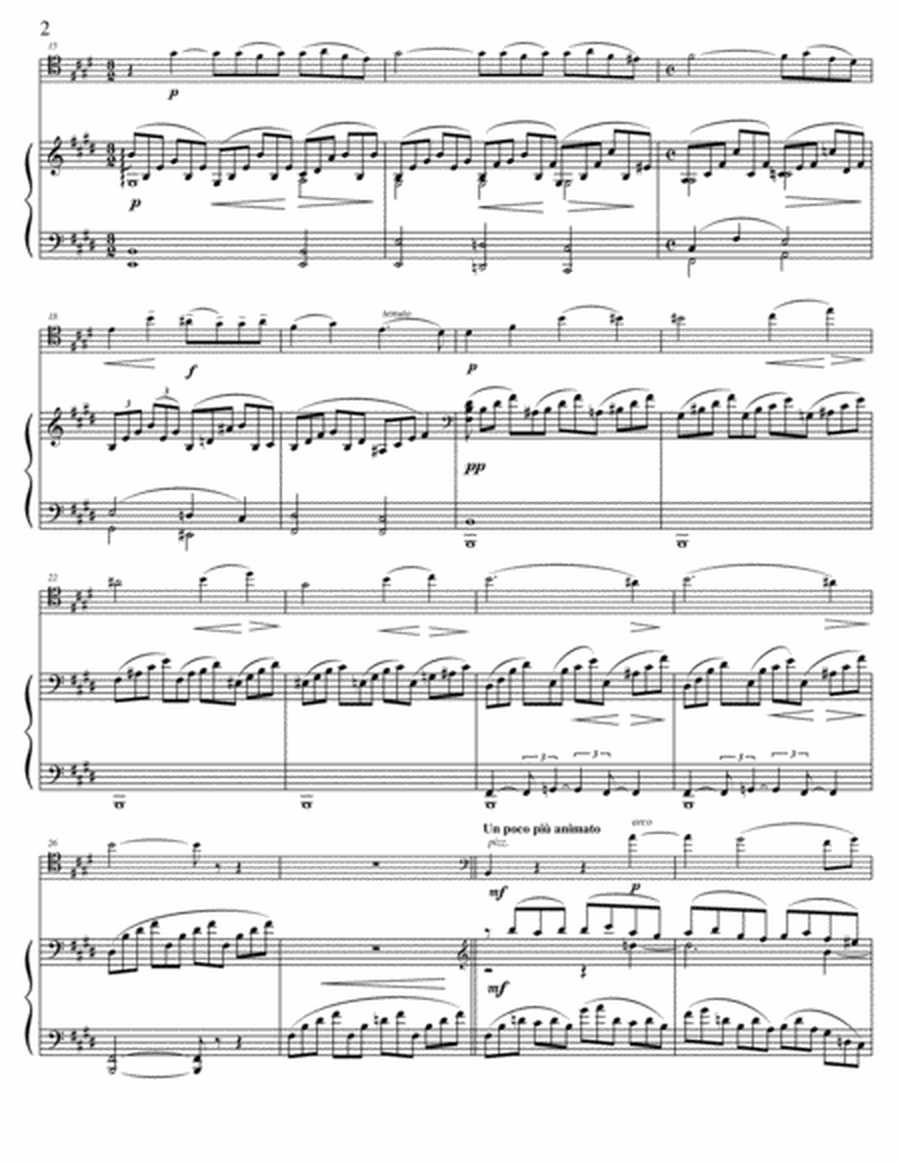 Adagio Sostenuto from Piano Concerto No. 2 (for Cello or Violin and Piano)