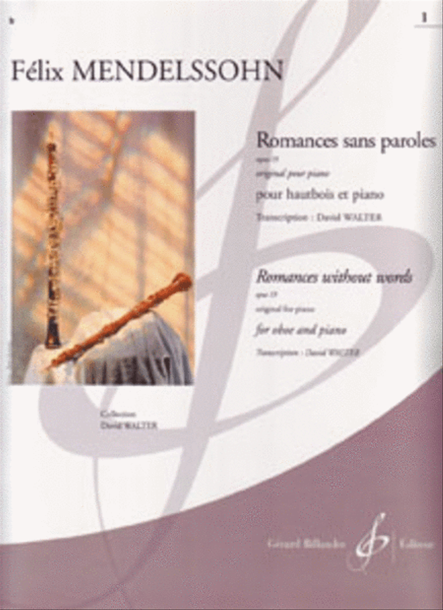 Romances Sans Paroles Op. 19 Vol. 1 Chamber Music scores gallery preview page 1