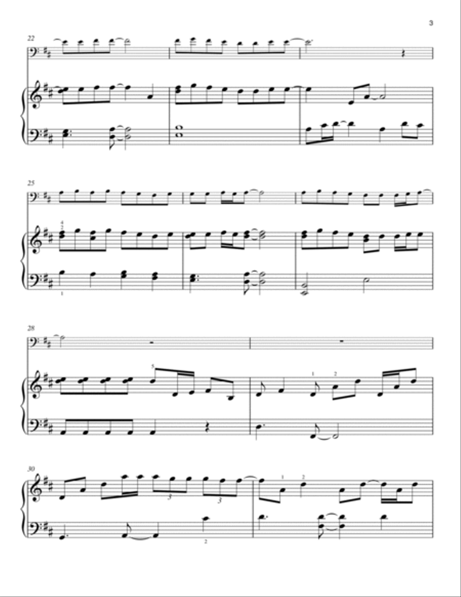 Thinking Out Loud Thinking Out Loud Easy Piano scores gallery preview page 3