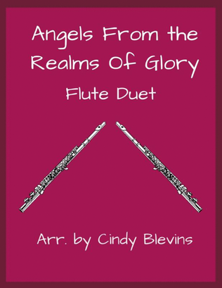Angels From the Realms of Glory, for Flute Duet