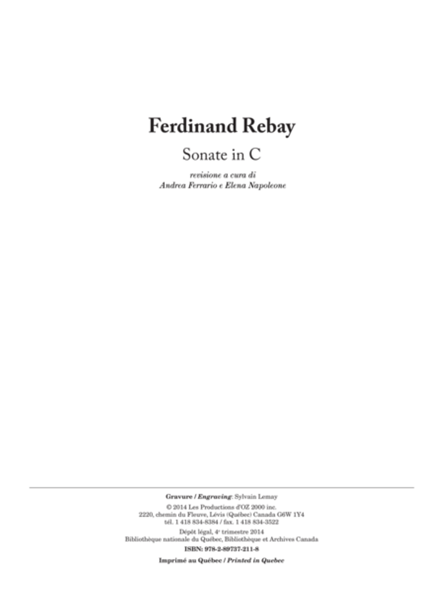 Sonate in C Classical Guitar scores gallery preview page 1