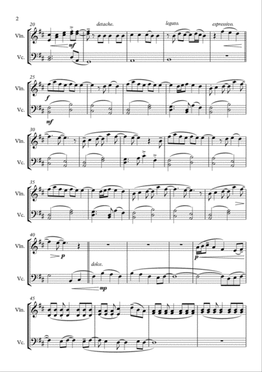 Stitches String Duet scores gallery preview page 2
